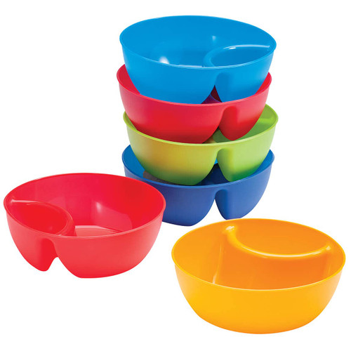 Fox Valley Traders Set of 6 Individual Snack & Dip Bowls