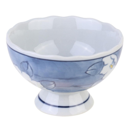 FUOYLOO japanese rice bowls japanese ramen bowl rice bowls japanese Printed Serving Bowls Food Bowl with Stand Food bowls ceramic dessert bowl salad bowl soup bowl ice cream dish cooking