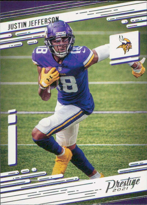 2021 Panini Prestige #157 Justin Jefferson Minnesota Vikings NFL Football Trading Card