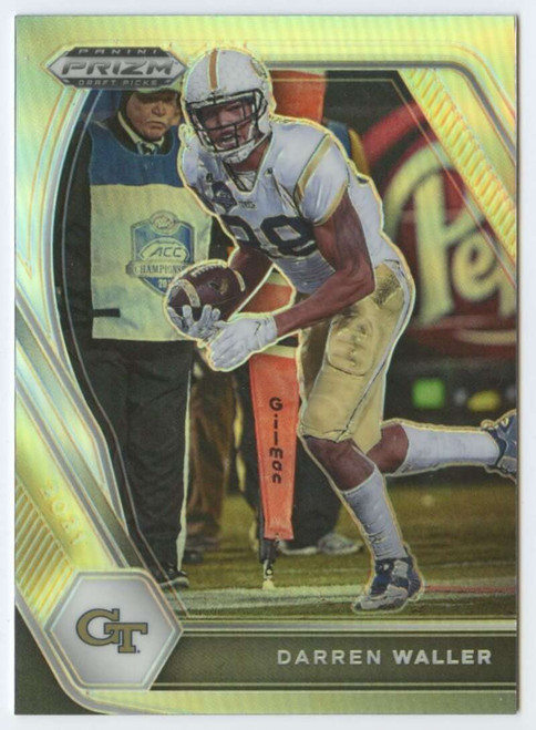2021 Panini Prizm Draft Picks Prizms Silver #44 Darren Waller Georgia Tech Yellow Jackets Football Trading Card 2021 Panini Prizm Draft Picks Prizms Silver #44 Darren Waller Georgia Tech Yellow Jackets Football Trading Card