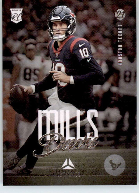 2021 Panini Chronicles Luminance Update Rookies #218 Davis Mills RC Rookie Houston Texans NFL Football Trading Card