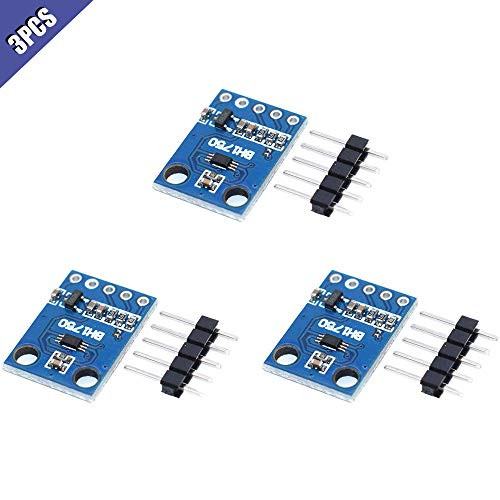 Ximimark 3Pcs GY-302 BH1750FVI Digital Light Intensity Sensor Detector Module 3V-5V Power for AVR Arduino