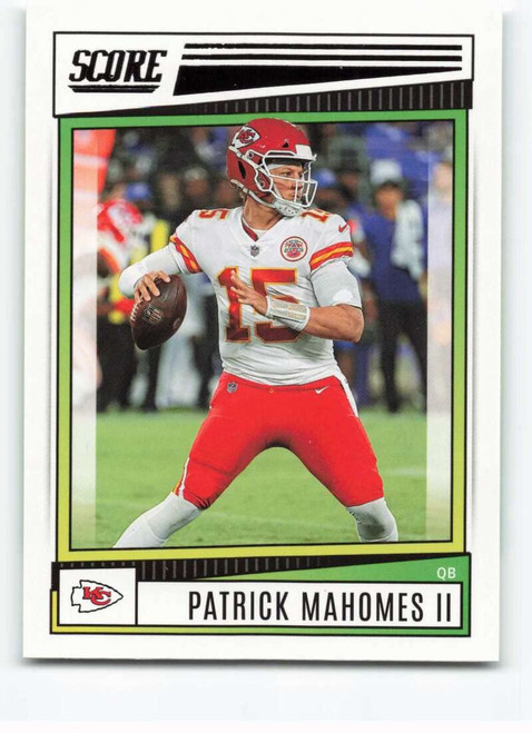 2022 Score #116 Patrick Mahomes II Kansas City Chiefs NFL Football Trading Card 2022 Score #116 Patrick Mahomes II Kansas City Chiefs NFL Football Trading Card