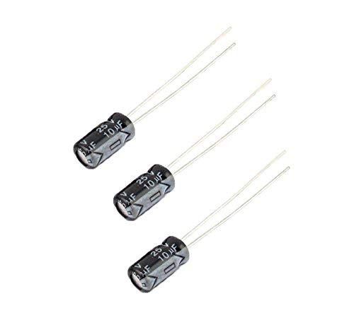 YXQ 10uF 25V Electrolytic Capacitor -40 + 105C 20% Radial Aluminum 100Pcs