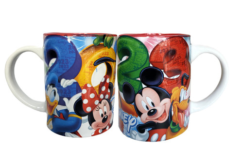 Disney Mug 2023 Numbers Above Mickey Group Mug 14oz (1pc)
