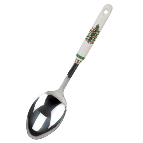 Spode Christmas Tree Serving Spoon | Porcelain Serving Spoons | Christmas Serving Utensils for Entertaining | Serving Spoons for Parties | Kitchen Utensils for the Holidays -12.5" Spode Christmas Tree Serving Spoon | Porcelain Serving Spoons | Christmas Serving Utensils for Entertaining | Serving Spoons for Parties | Kitchen Utensils for the Holidays -12.5"