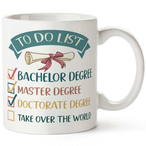 Yanprint PhD Mug, PhD Graduation Gifts, Doctorate Graduation Gifts, Doctor Gift, Doctorate Degree, Graduation Mug, New PhD Mug 11OZ Yanprint PhD Mug, PhD Graduation Gifts, Doctorate Graduation Gifts, Doctor Gift, Doctorate Degree, Graduation Mug, New PhD Mug 11OZ