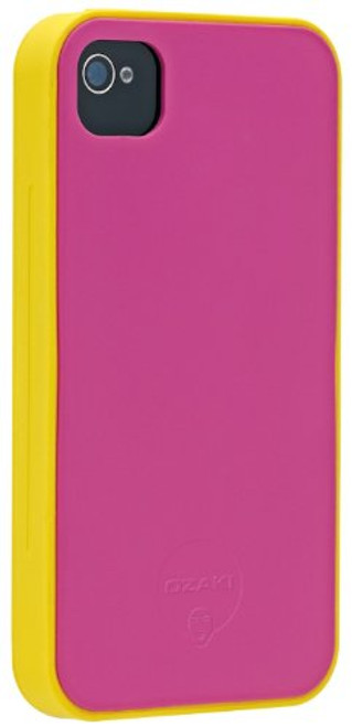 Ozaki iCoat IC858 CA Silicone+ Case for iPhone 4/4S - 1 Pack - Retail Packaging - Candy