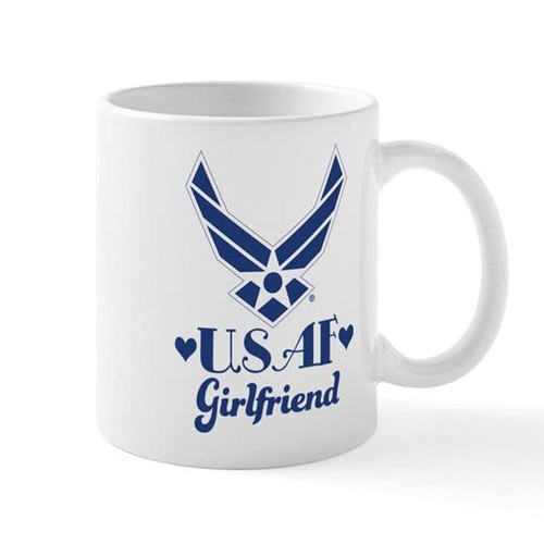 CafePress USAF Air Force Girlfriend Mugs 11 oz (325 ml) Ceramic Coffee Mug