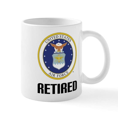 CafePress U.S. Air Force Retired Mugs 11 oz (325 ml) Ceramic Coffee Mug