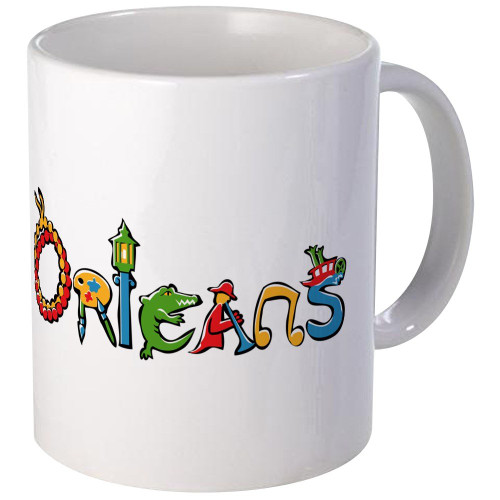 CafePress New Orleans Mug 11 oz (325 ml) Ceramic Coffee Mug