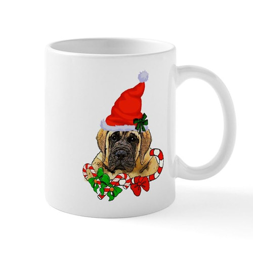 CafePress English Mastiff Christmas Mugs 11 oz (325 ml) Ceramic Coffee Mug