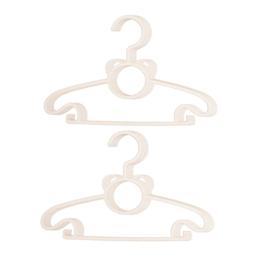 Hohopeti 10Pcs Baby Clothes Hangers for Closet Small Hanger Non-Slip Plastic Clothes Hanger Wardrobe Baby kit Clothes Kids Clothing Hanger Children's Clothing Plate