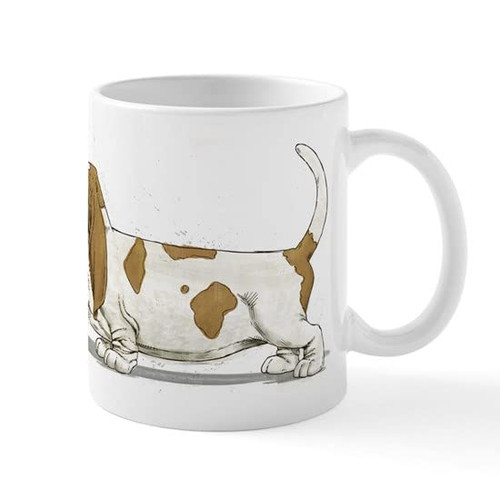 CafePress Basset Hound Mug 11 oz (325 ml) Ceramic Coffee Mug