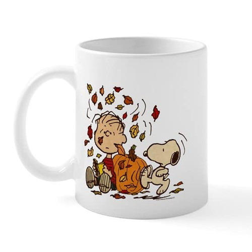 CafePress Fall Peanuts Mug 11 oz (325 ml) Ceramic Coffee Mug