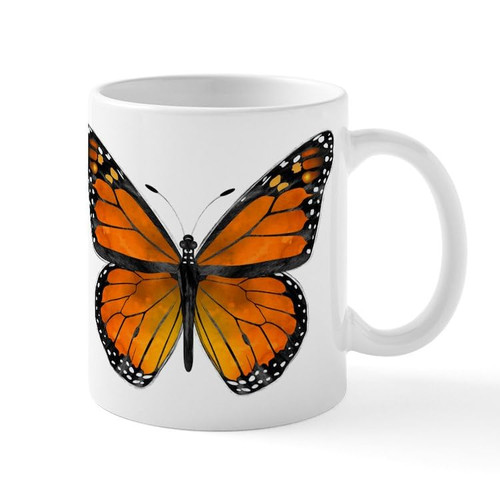 CafePress Monarch Butterfly Mugs 11 oz (325 ml) Ceramic Coffee Mug