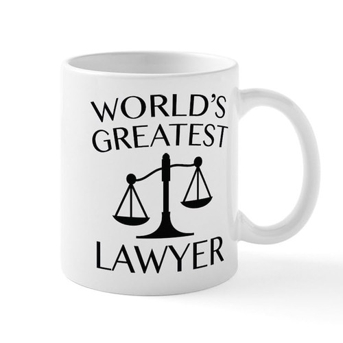 CafePress World's Greatest Lawyer Mug 11 oz (325 ml) Ceramic Coffee Mug