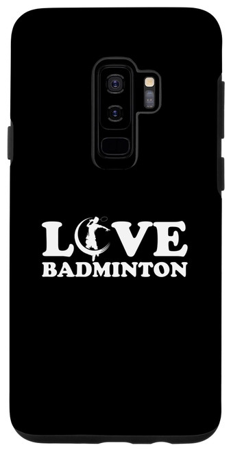 Galaxy S9+ Love Badminton | Racket Shuttlecock | Badminton Player Case