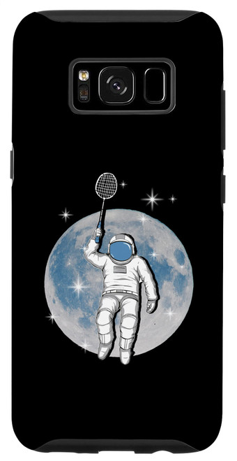 Galaxy S8 Astronaut Badminton Player | Planet Racket Shuttlecock Case
