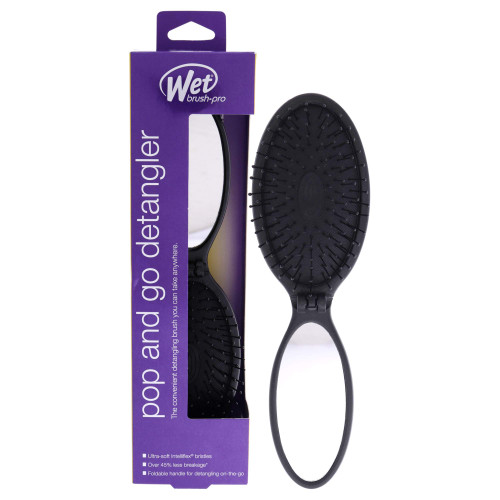 Wet Brush Pro Pop and Go Detangler Brush - Black 1 Pc