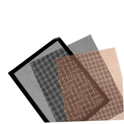 Happyyami 3pcs Bbq Mesh Mat Non-stick Cooking Mat Bbq Cooking Mats Barbeque Grill Net Grill Cooking Mat Grilling Mesh Barbecue Baking Mats Mesh Grill Net Non Stick Grilled Fish Fillet