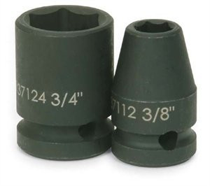 Williams 37140 1/2-Inch Drive Shallow Impact Socket, 6-Point, 1-1/4-Inch
