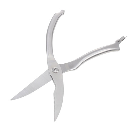 SHOWERORO Chicken Bone Scissors Meat Shears Food Shears Cooking Tongs Bbq Scissors Cooking Scissors Fish Bone Shears Food Scissors Kitchen Supplies Seafood Stainless Steel Meat Scissors