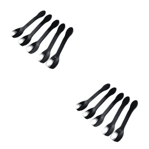 Healifty 200 Pcs plastic spoon disposable serving spoons plastic serving spoons thick spoons ice cream spoons disposable spoon food