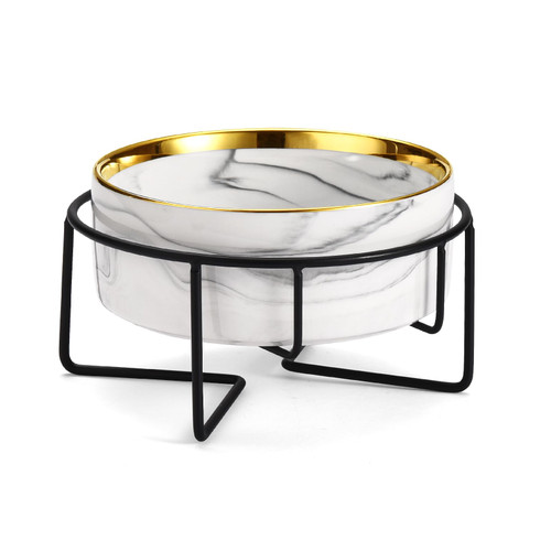 Kosoa Dazzling Ceramic Elevated Cat Bowls, Dog Bowls, Pet Bowls, Dog Cat Food Water Bowl, Raised Cat Food Bowls, Cat Bowls for Indoor, Dog Bowl Stand, Pet Bowl (Grey) Kosoa Dazzling Ceramic Elevated Cat Bowls, Dog Bowls, Pet Bowls, Dog Cat Food Water Bowl, Raised Cat Food Bowls, Cat Bowls for Indoor, Dog Bowl Stand, Pet Bowl (Grey)