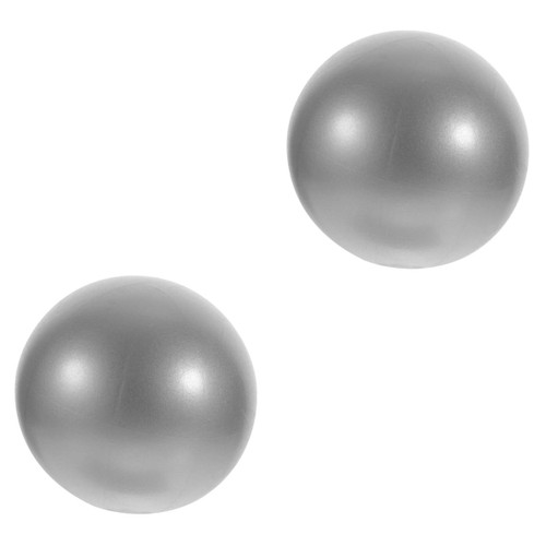 Totority 2pcs Yoga Ball Gym Exercise Ball Balance Balls Small Pilates Ball Birthing Ball for Pregnancy Balance Chair Stability Ball Sports Accessories Pilates Balls Fitness Barbell PVC Mini