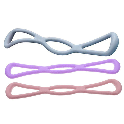Healifty 3pcs Workout Resistance Bands Yoga Elastic Band Fitness Bands Elastic Bands for Exercise Work Out Bands Yoga Aids Tension Band Stretch Belt/Yoga Rope to Stretch TPR Practice Belt