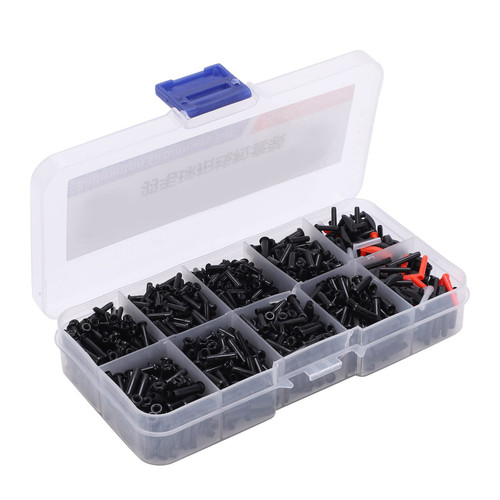 Badminton String Protector, Nylon Replacement Badminton Grommets with Racquet Eyelets Bucket, Portable Badminton Grommets Set Badminton Accessory for Badminton Repair