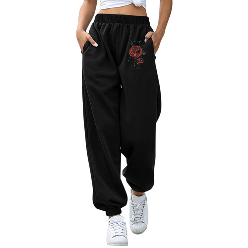 Bblulu Womens Drawstring Elastic Waist Lounge Pants Workout Running Pants Sweatpants for Women Joggers with Pocket Red Bblulu Womens Drawstring Elastic Waist Lounge Pants Workout Running Pants Sweatpants for Women Joggers with Pocket Red