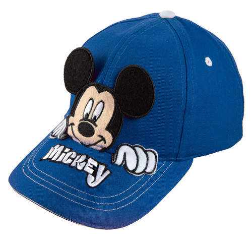 Disney Mickey Mouse Peak-A-Boo Baseball Cap Age 4-7 -Blue