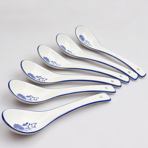 Soup Spoons Ceramic Ramen Spoons Set of 6 Asian Soup Spoons Japanese Soup dumpling Spoon for Ramen Pho Wonton Dumpling Noodles (6pcs) Soup Spoons Ceramic Ramen Spoons Set of 6 Asian Soup Spoons Japanese Soup dumpling Spoon for Ramen Pho Wonton Dumpling Noodles (6pcs)