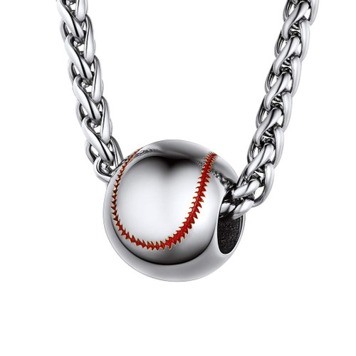 PROSTEEL Baseball Necklaces For Men Gifts Stainless Steel Softball Pendant Chain Mens Jewelry PROSTEEL Baseball Necklaces For Men Gifts Stainless Steel Softball Pendant Chain Mens Jewelry