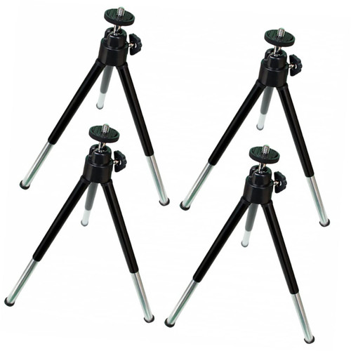 KJHBV 4pcs Mobile Tripod Cell Phone Tripod Mount Mobile Phone Tripod Compact Tripod Three Position Phone Rack Phone Holder for Tripod Phone Telescopic Stand Phone Mounts Adapter Mini