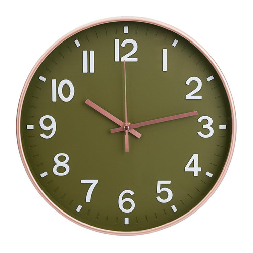 bakbrand Wall Clock 12 Inch Olive Green Modern Simple Quartz Decorative Clock Non-Ticking Silent Battery Operated Round Wall Clocks for Living Room Bedroom Kitchen Office Classroom bakbrand Wall Clock 12 Inch Olive Green Modern Simple Quartz Decorative Clock Non-Ticking Silent Battery Operated Round Wall Clocks for Living Room Bedroom Kitchen Office Classroom