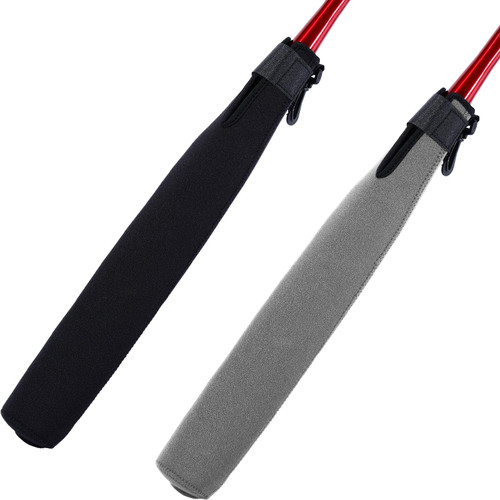 Sanwuta 2 Pcs Baseball Bat Sleeve Bat Warmer Softball Bat Sleeve Protector Softball Bat Cover for Sport(Black, Gray) Sanwuta 2 Pcs Baseball Bat Sleeve Bat Warmer Softball Bat Sleeve Protector Softball Bat Cover for Sport(Black, Gray)