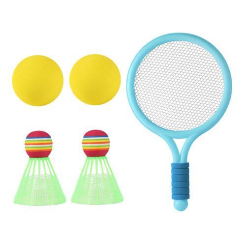 Happyyami 1 Set Children's Toy Racket Tennis Racket Kids Tennis Rackets Kids Tennis Racket with Balls Plastic Beach Tennis Racket Kids Tennis Racket Toys Badminton Eva Parent-Child Girl