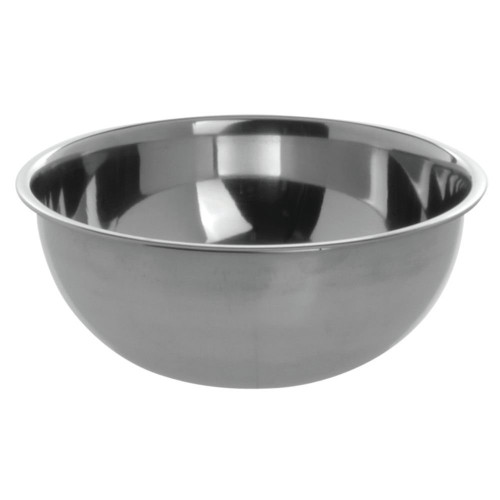 HUBERT 1 qt Mixing Bowl 24 Gauge Stainless Steel - 6 3/4" Dia x 2 1/2" D