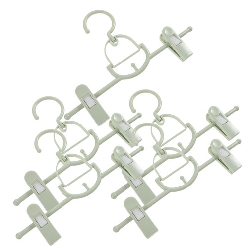 CHILDWEET 5pcs Children Hanger Clothes Hanger Drying Rack Jean Hangers Pants Hangers with Clips Metal Pants Hangers Pant Hanger Trouser Hangers for Closet Travel Shirt Hanger Clip Plastic