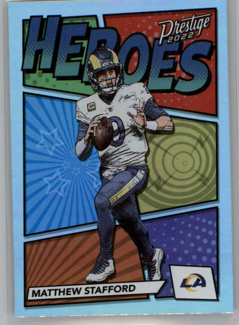 2022 Panini Prestige Heroes #7 Matthew Stafford Los Angeles Rams NFL Football Trading Card