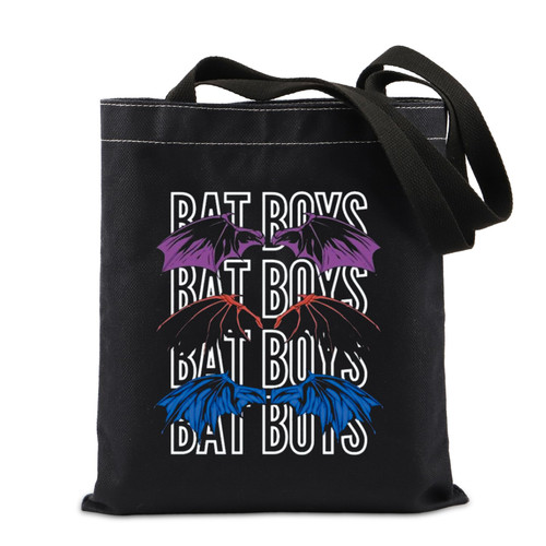 Lywjyb Birdgot Fantasy Novel Gift ACOTAR Inspired Tote Bag The Night Court Gift Bookish Gift Books Lover Gift (Bat boys Tote) Lywjyb Birdgot Fantasy Novel Gift ACOTAR Inspired Tote Bag The Night Court Gift Bookish Gift Books Lover Gift (Bat boys Tote)
