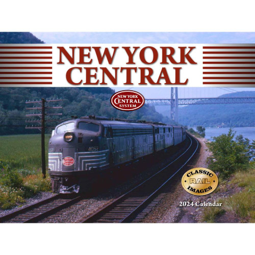Tide-mark, Trains New York Central Railroad 2024 Wall Calendar