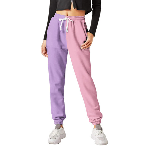 Bblulu Women's Drawstring Sweatpants High Waist Workout Joggers Pants Sweatpants with Side Stripes for Running Workout Pink Bblulu Women's Drawstring Sweatpants High Waist Workout Joggers Pants Sweatpants with Side Stripes for Running Workout Pink