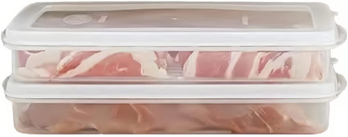 wulikanhua 2 Pack-Plastic Bacon Storage Containers with lids airtight Cold Cuts Cheese Deli Meat Saver Food Storage Container for Refrigerators,Freezer, Lunch Box Cookie Holder meal prep container wulikanhua 2 Pack-Plastic Bacon Storage Containers with lids airtight Cold Cuts Cheese Deli Meat Saver Food Storage Container for Refrigerators,Freezer, Lunch Box Cookie Holder meal prep container