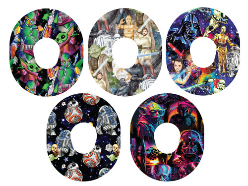 Glucomart Dexcom G7 Adhesive Patches No-Lift No-Fray Woven Dexcom G7 Tape Space Dexcom Overpatch 5-Pack Waterproof Dexcom Patches Dexcom Tape Dexcom G7 Accessories Overlay Patch CGM Patch CGM Tape