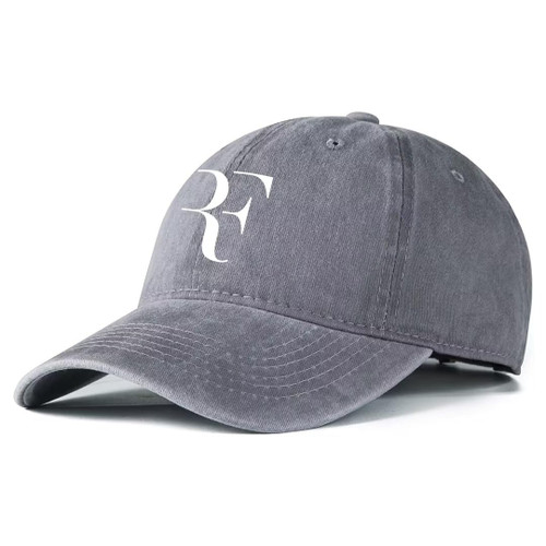 ROGER FEDERER Hat Unisex Baseball Cap,Cotton Denim Dad Hats, Adjustable Trucker Hat Gray ROGER FEDERER Hat Unisex Baseball Cap,Cotton Denim Dad Hats, Adjustable Trucker Hat Gray