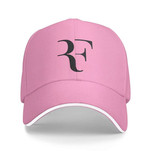 ROGER FEDERER Hat Mens Hats Casual Outdoor Baseball Cap Adult Unisex Classic Adjustable Sandwich Caps Pink